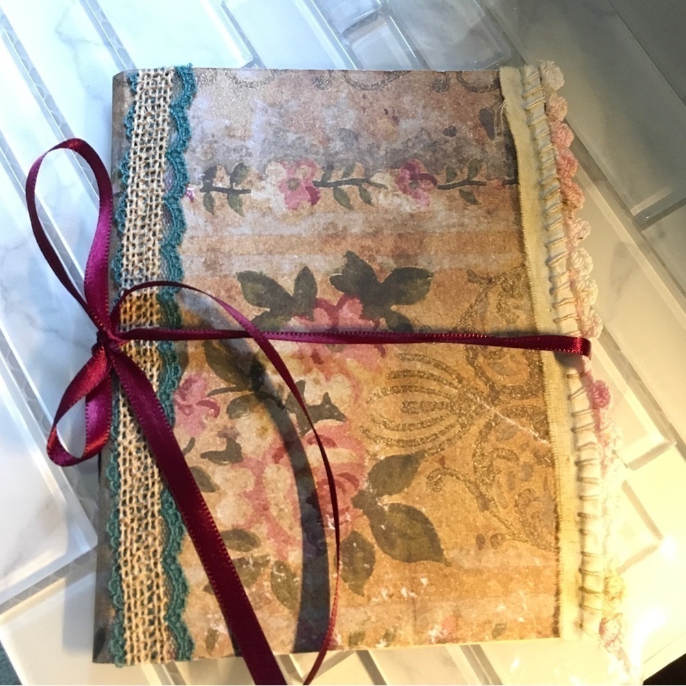 Handmade Journal 5x6 50 Pages Ephemera
